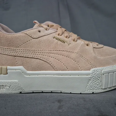 BRAND NEW BOXED PAIR OF PUMA WOMEN'S CALI SPORT TONAL SHOES IN MARSHMALLOW UK SIZE 3