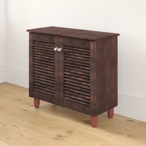 BOXED MORGAN 9 PAIR SHOE STORAGE CABINET (1 BOX)