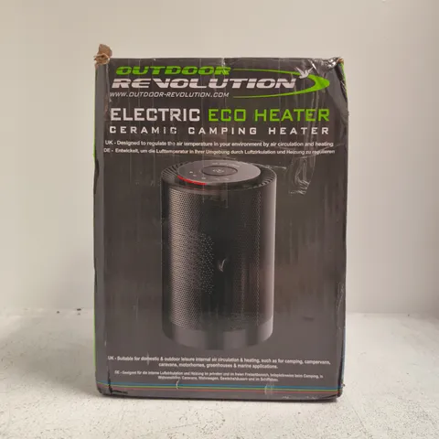 OUTDOOR REVOLUTION ELECTRIC ECO HEATER CERAMIC CAMPING HEATER