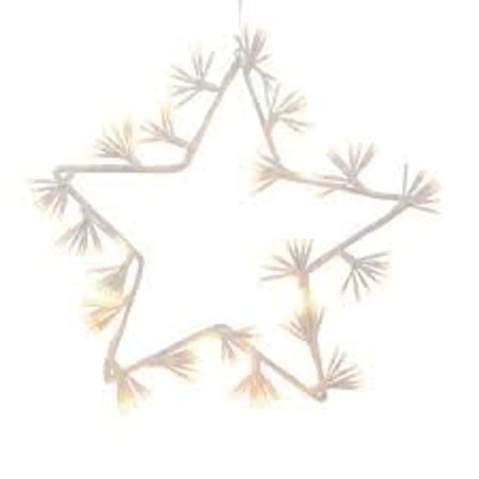 HOME STORIES STARBURST LED WARM WHITE STAR DECOR
