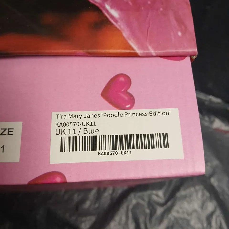 BOXED PAIR OF KOI TIRA MARY JANE 'POODLE PRINCESS EDITION SHOES – UK 11