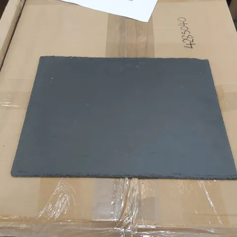 BOXED EARTHENWARE NO PATTERN AND NOT SOLID COLOUR SLATE PLACEMATS - SET OF 6 (1 BOX)