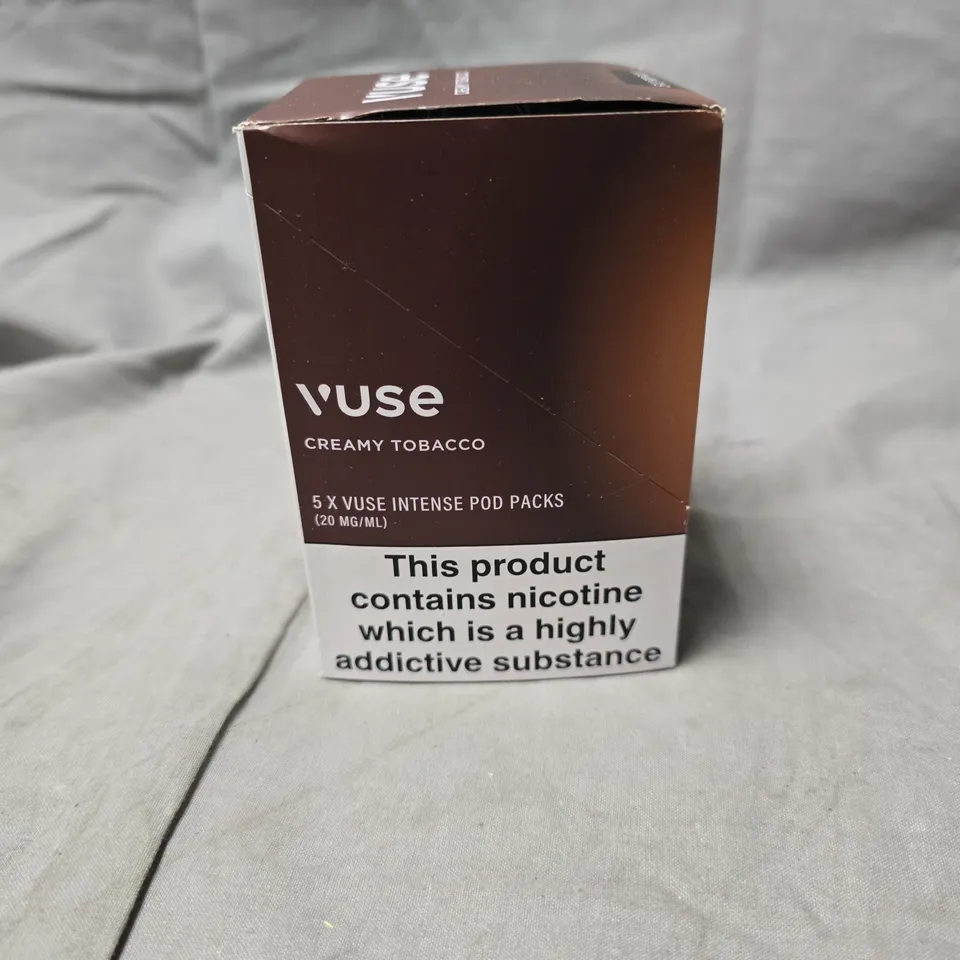 VUSE INTENSE POD PACKS - CREAMY TOBACCO (5 X 2 PODS, 20 MG/ML NICOTINE)