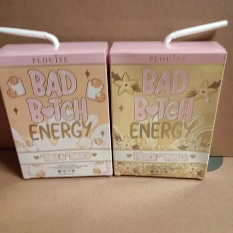 LOT OF 2 SEALED PLOUISE BAD BITCH ENERGY LIP OIL AND LIP CONDITIONER DUOS FRENCH VANILLA AND MILK & MUNCH