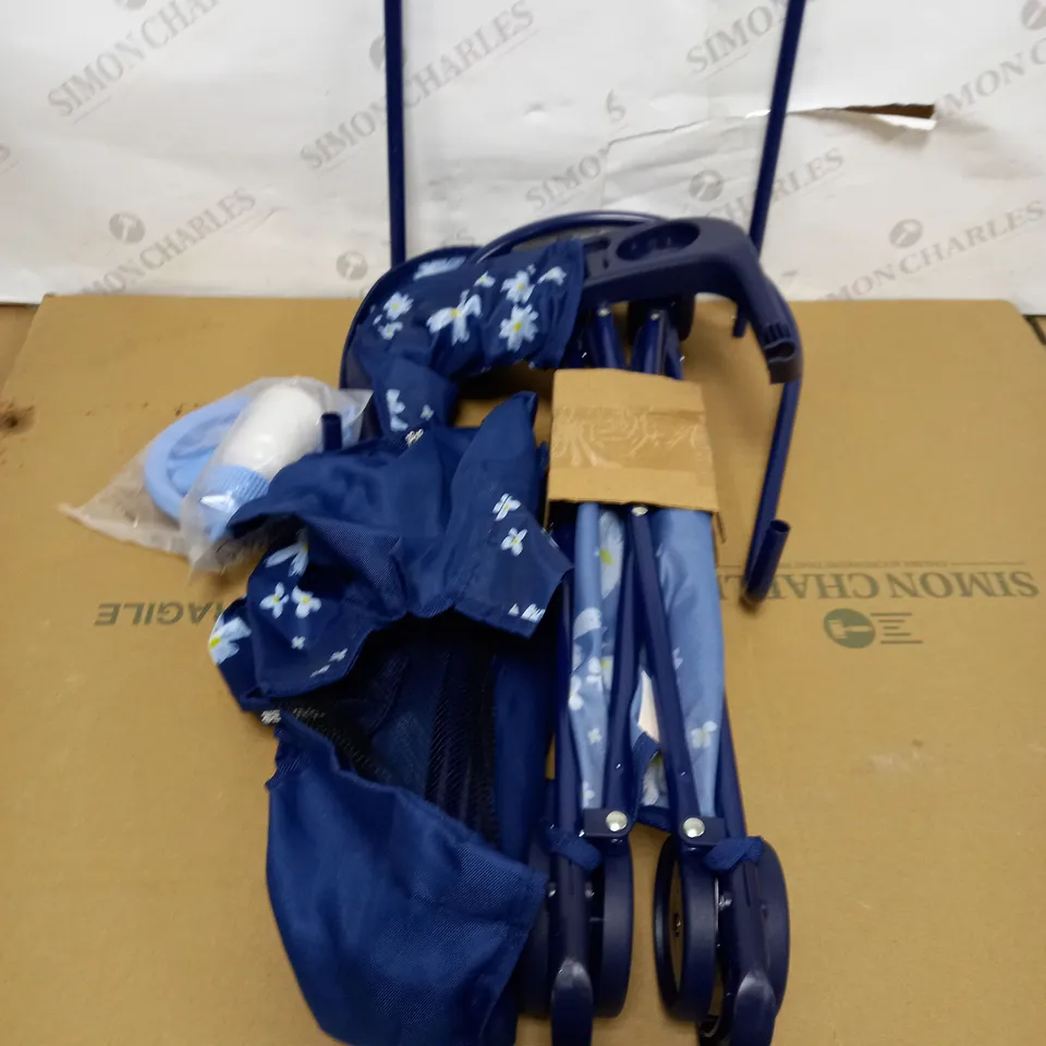 JUNIOR DOLL STROLLER, HIGHCHAIR AND CRIB RRP £42.99