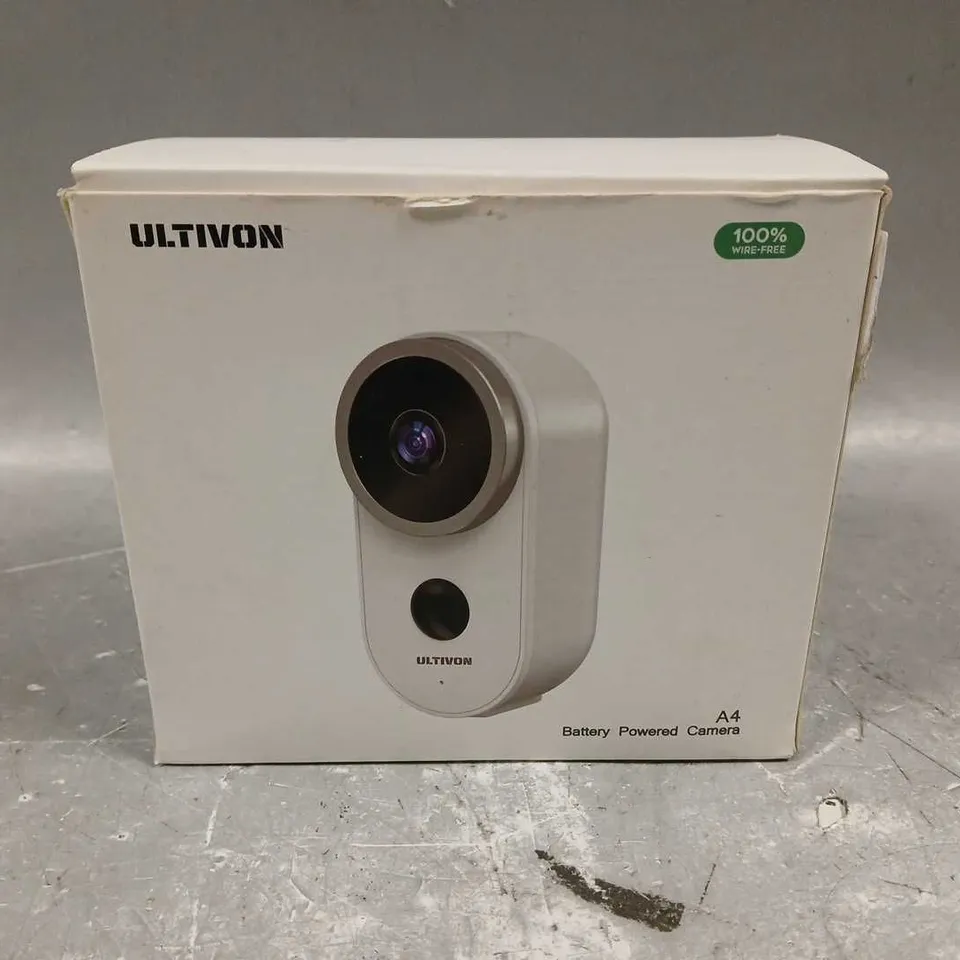 BOXED ULTIVON A4 BATTERY POWERED CAMERA