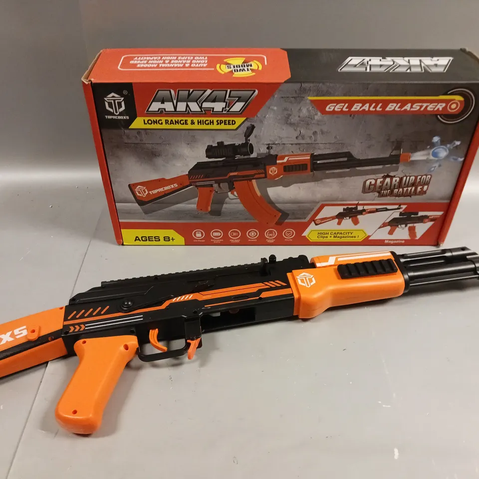 BOXED TOPRCBOXS AK47 GEL BALL BLASTER 