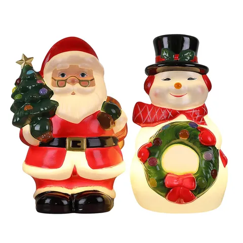 MR CHRISTMAS 12" SHATTERPROOF FIGURES