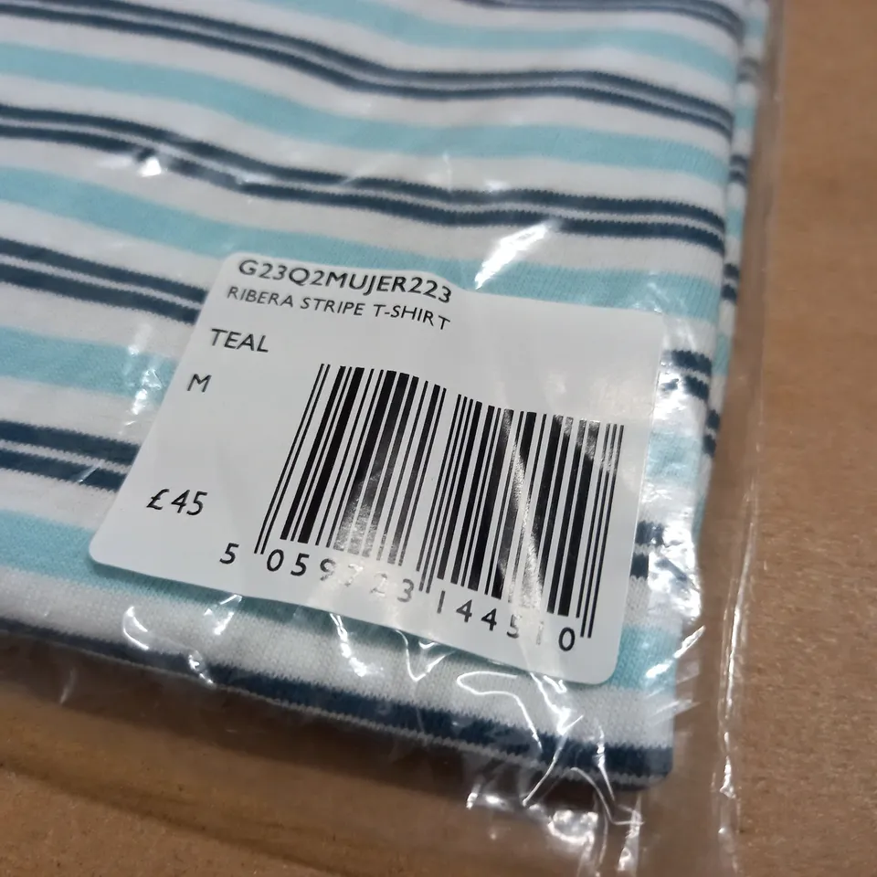 PRETTY GREEN RIBERA STRIPE T-SHIRT - M