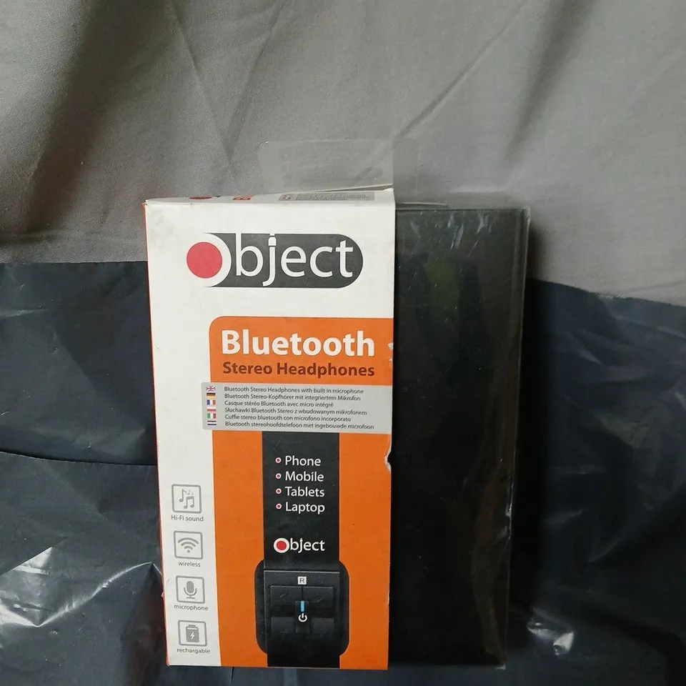 OBJECT BLUETOOTH STEREO HEADPHONES – BOXED