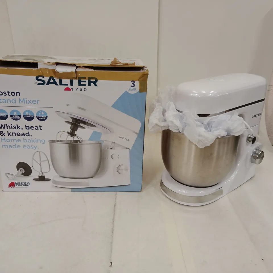 BOXED SALTER BOSTON STAND MIXER - EK6147MW
