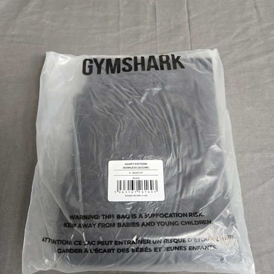 BAGGED GYMSHARK ADAPT PATTERN SEAMLESS LEGGINGS SIZE S