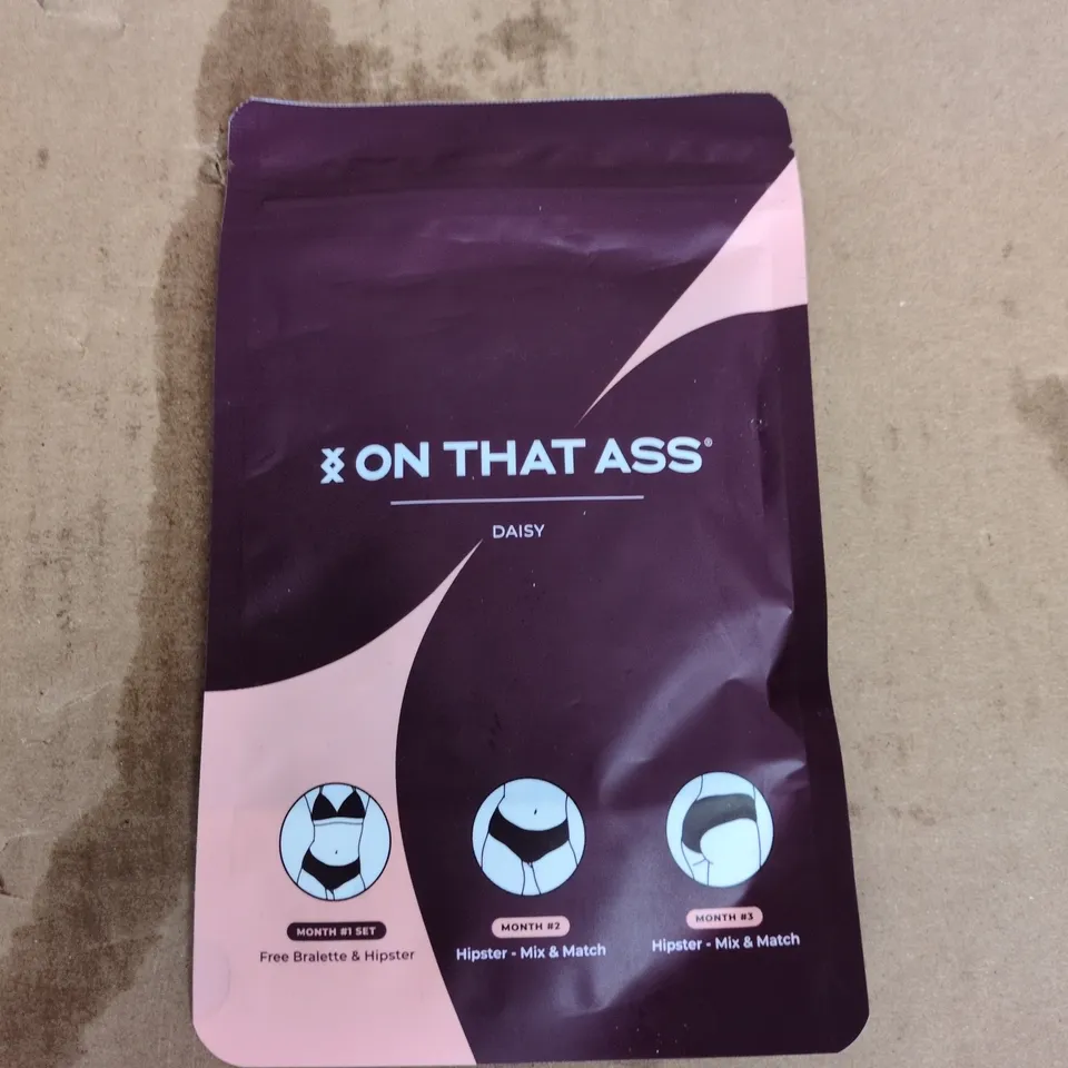 SEALED ON THAT ASS WOMEN'S HIPSTER UNDERWEAR SIZE L