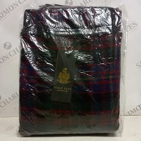 GREAT SCOT TARTAN BLANKET - SIZE UNSPECIFIED