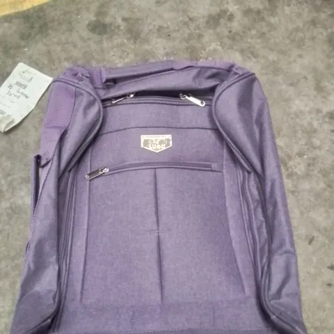 UNBOXED KEPLIN LUGG SMALL SIZE TRAVEL SUITCASE WITH WHEELS PURPLE COLOUR 