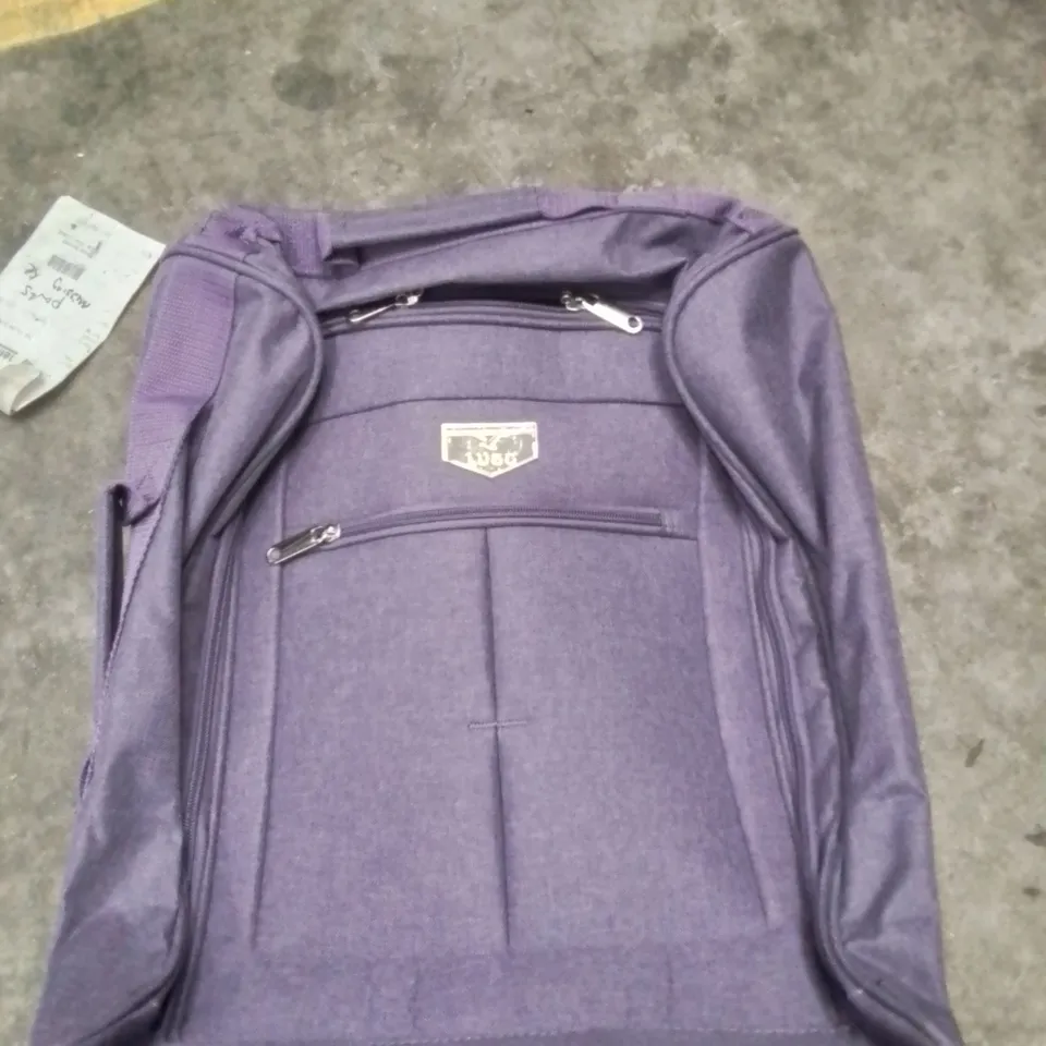 UNBOXED KEPLIN LUGG SMALL SIZE TRAVEL SUITCASE WITH WHEELS PURPLE COLOUR 