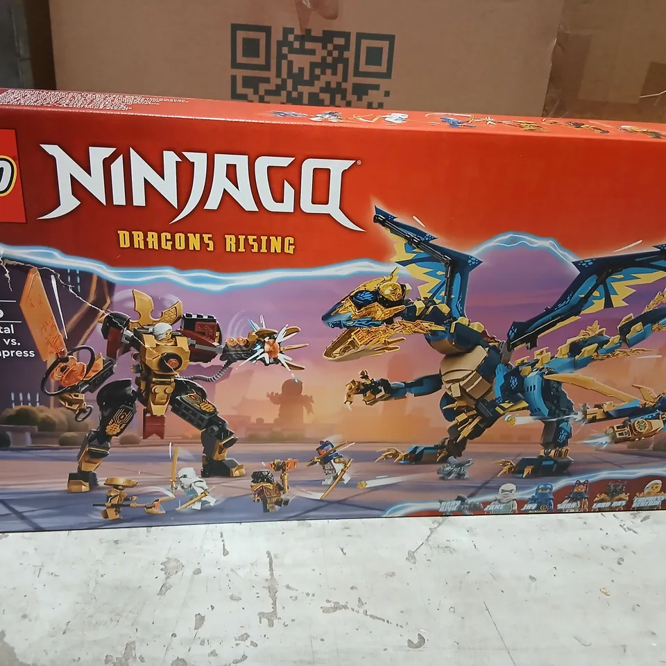 LEGO NINJAGO DRAGONS RISING 71796 ELEMENTAL DRAGON VS EMPRESS MECH – BOXED