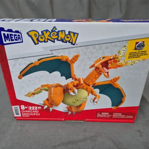 BOXED MEGA POKEMON CHARIZARD CONSTRUCTION SET