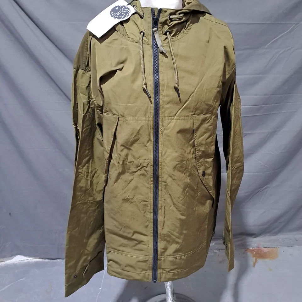 PRETTY GREEN RIDLEY JACKET IN KHAKI SIZE XL
