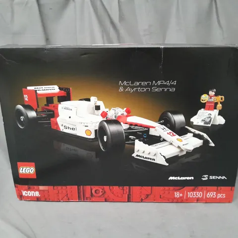 BOXED LEGO MCLAREN MP4 & AYRTON SENNA 10330