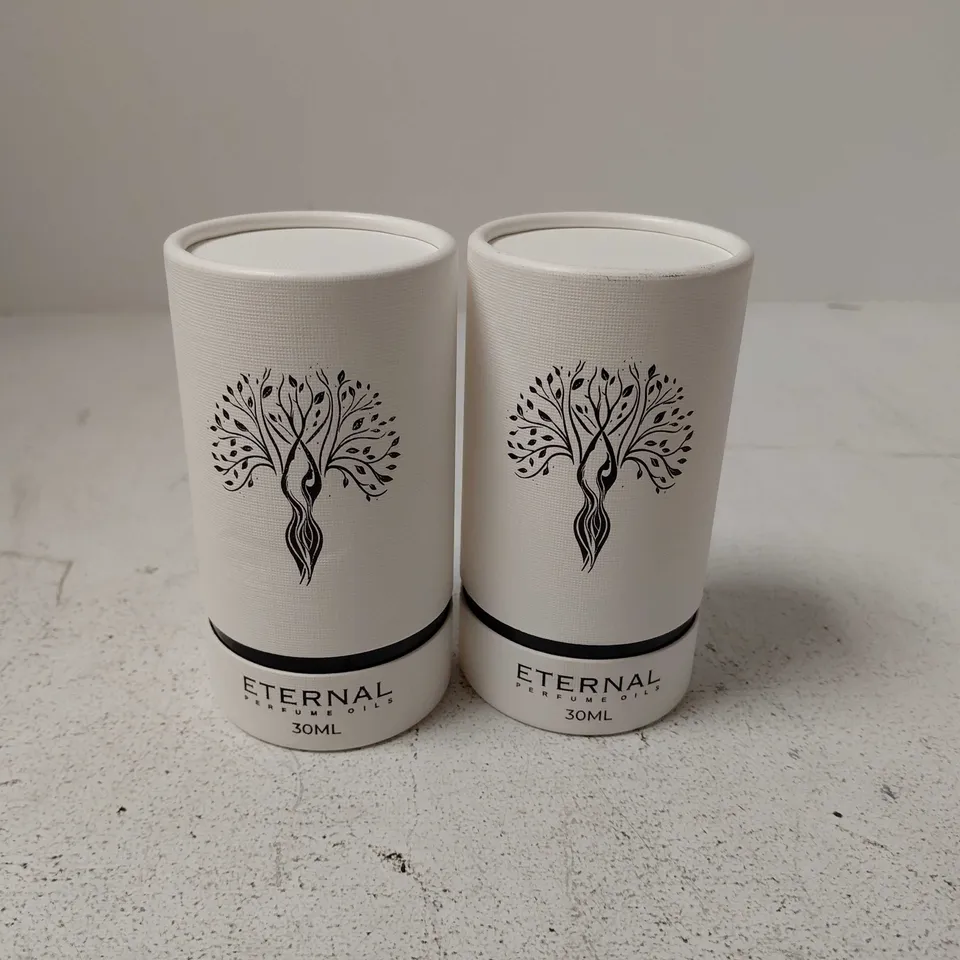 LOT OF 2 ETERNAL PERFUME OILS - 30ML