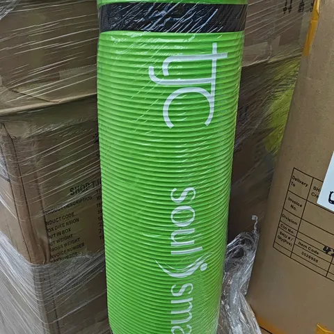 BOX OF APPROXIMATELY 5 SOUL SMART EXERCISE MAT - PARROT GREEN