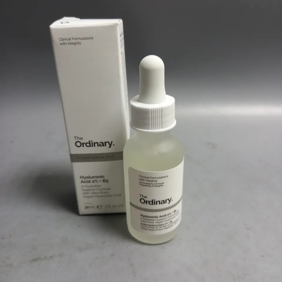 BOXED THE ORDINARY HYALURONIC ACID 2% AND BE SERUM 30ML