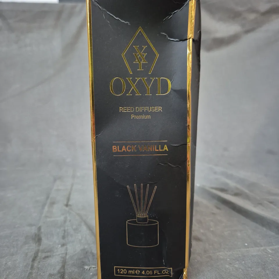 OXYD PREMIUM REED DIFFUSER - BLACK VANILLA 