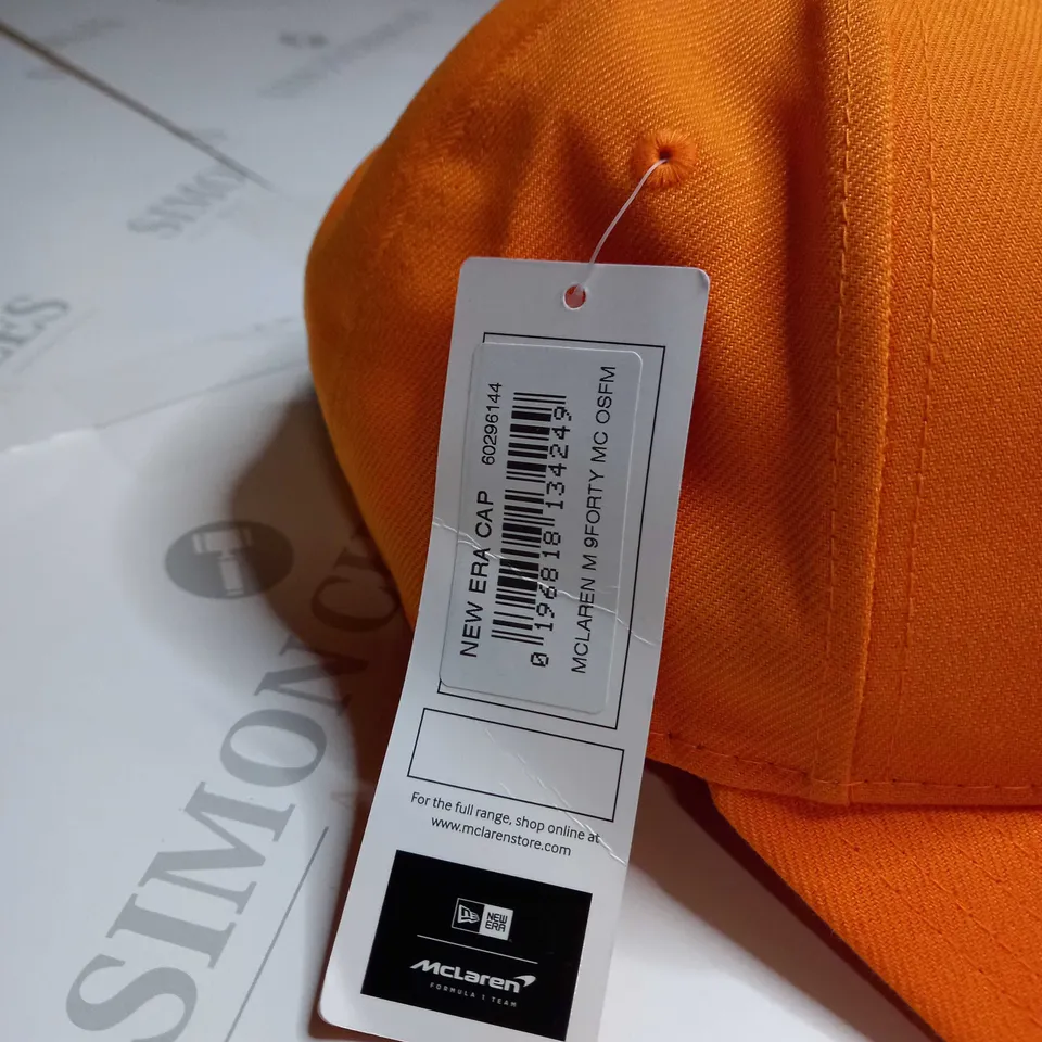 NEW ERA MCLAREN M 9FORTY BASEBALL CAP- ORANGE