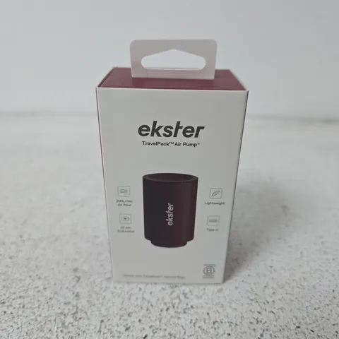 BOXED EKSTER TRAVELPACK AIR PUMP