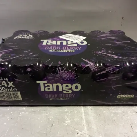 SEALED 24 X TANGO SUGAR FREE DARK BERRY - 24 X 330ML - COLLECTION ONLY 