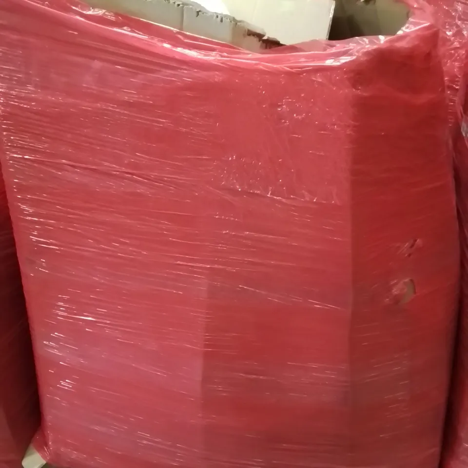 PALLET CONTAINING VARIOUS ASSORTED BOXED HOUSEHOLD ITEMS TO INCLUDE: TRUNKI, PORTABLE LED DISPLAY,  TV BRACKETS AND LOTS MORE UNMARKED BOXED ITEMS 