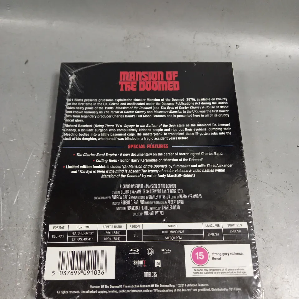 SEALED MANSION OF THE DOOMED BLU-RAY 