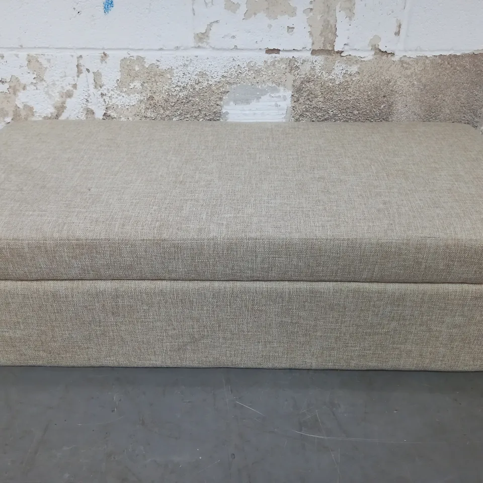 ALISON CORK STORAGE OTTOMAN, NATURAL [COLLECTION ONLY]