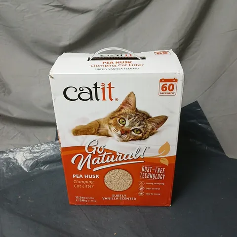 CATIT GO NATURAL PEA HUSK CLUMPING CAT LITTER 5.6KG
