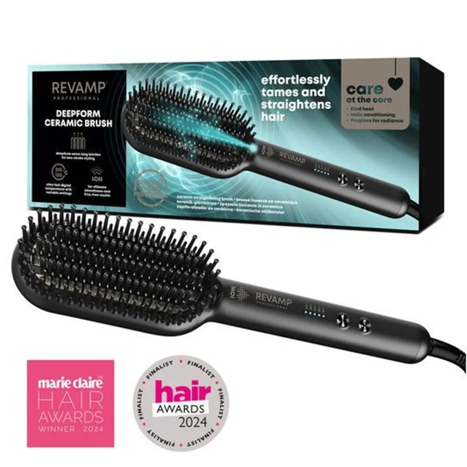 BOXED REVAMP PROFESSIONAL DEEPFORM CERAMIC BRUSH BR-2000X-GB