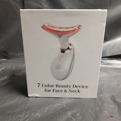 7-COLOUR BEAUTY DEVICE FOR FACE & NECK - SEALED