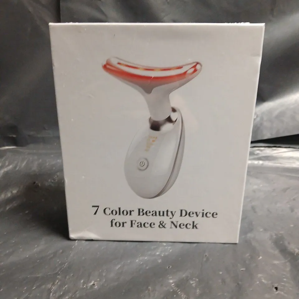 7-COLOUR BEAUTY DEVICE FOR FACE & NECK - SEALED