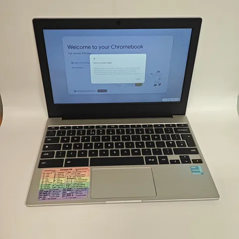 UNBOXED SAMSUNG CHROMEBOOK INTEL CELERON LAPTOP IN SILVER - XE310XDA