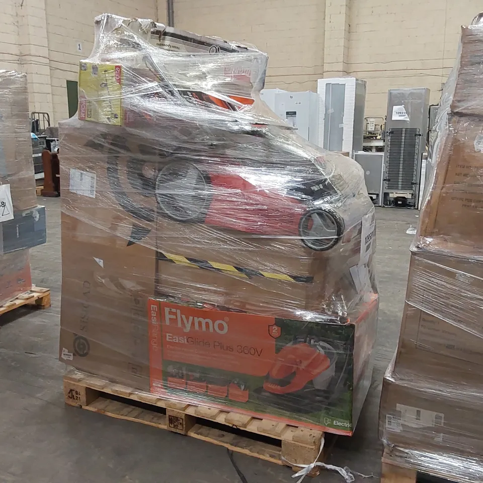 PALLET OF APPROXIMATELY 12 UNPROCESSED RAW RETURN HOUSEHOLD AND ELECTRICAL GOODS TO INCLUDE;