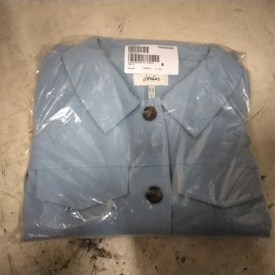 BOX OF APPROXIMATELY 7 JOULES CHAMBRAY CORA JERSEY JACKETS SIZE 18