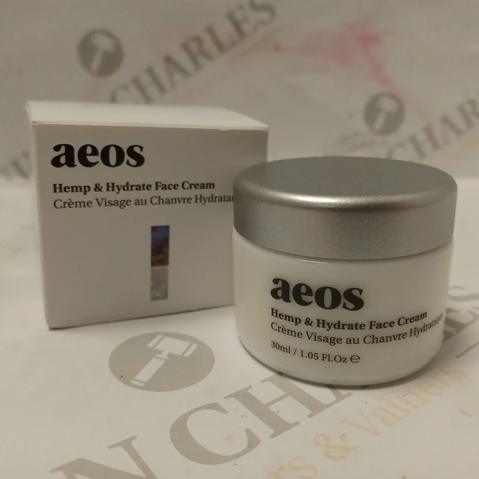 AEOS HEMP & HYDRATE FACE CREAM 30ML 