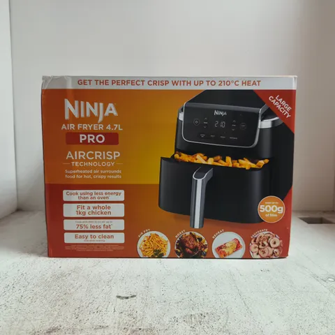 NINJA AIR FRYER 4.7L PRO – AIRCRISP TECHNOLOGY (BOXED)
