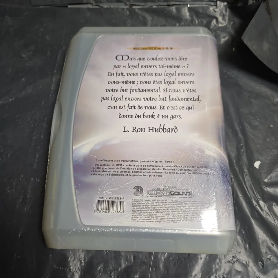 L. RON HUBBARD – EIGHT CONFERENCES WITH TRANSCRIPTS, GLOSSARY & GUIDE (WASHINGTON, SEPTEMBER 1962) – FRENCH EDITION