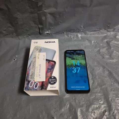 BOXED NOKIA C12 SMARTPHONE IN CHARCOAL