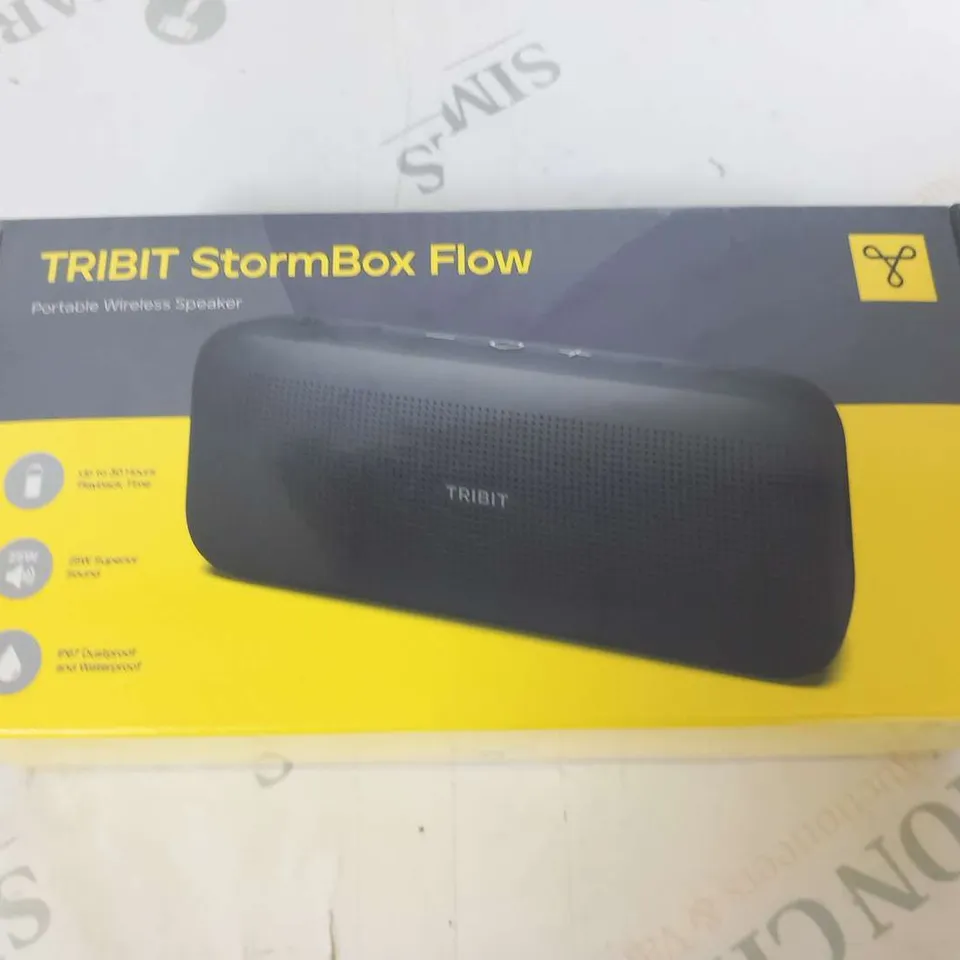 BOXED TRIBIT STORMBOX FLOW PORTABLE WIRELESS SPEAKER