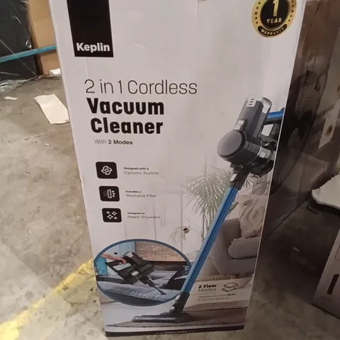 BOXED KEPLIN HOME 2 IN 1 CORDLESS VACUUM CLEANER