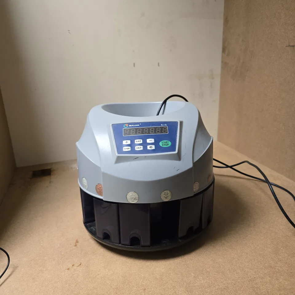 BAIJIA AUTO COIN COUNTER BJ-18 – COUNTERTOP OFFICE EQUIPMENT