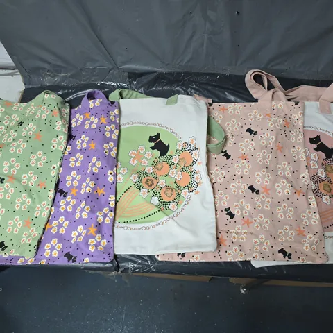 10X RADLEY LONDON FLOWER BLOOM CANVAS BAGS 