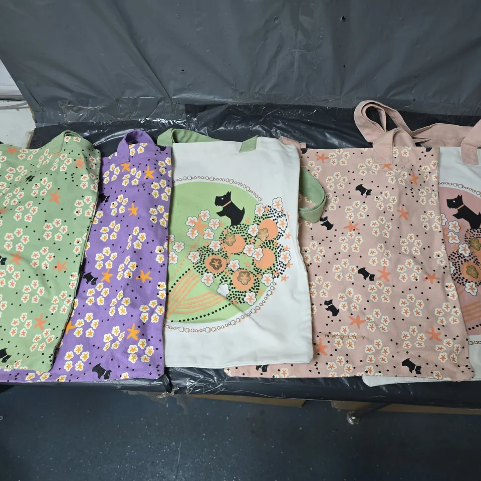 10X RADLEY LONDON FLOWER BLOOM CANVAS BAGS 